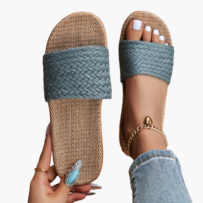 Damen Komfort-Slipper Sandalen – Sommer Freizeit Pantoletten für Alltag & Strand