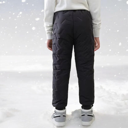 Pantalon thermique d’hiver outdoor enfant – Imperméable et doublé pour garçons et filles – Pantalon de neige sportif pour activités