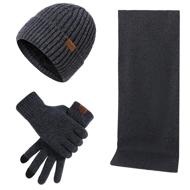 Winterset met muts, sjaal en handschoenen
