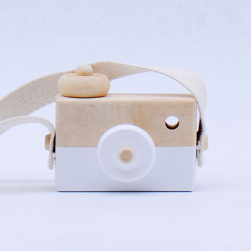 Caméra jouet en bois pour enfants – Jouet éducatif créatif pour bébés et tout-petits – Unisexe