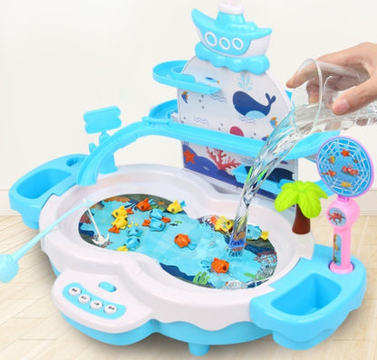 Giocattolo da pesca elettrico per bambini – Set musicale con funzione educativa e divertimento con l’acqua