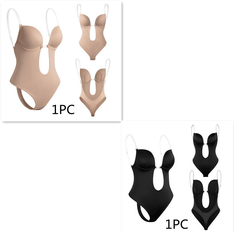 Damen Bodysuit Shapewear mit Push-up-Effekt – Unsichtbarer Body-Former für perfekte Silhouette
