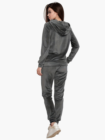 Completo tuta casual da donna – Felpa con cappuccio e pantaloni da jogging alla moda per tutti i giorni e viaggi