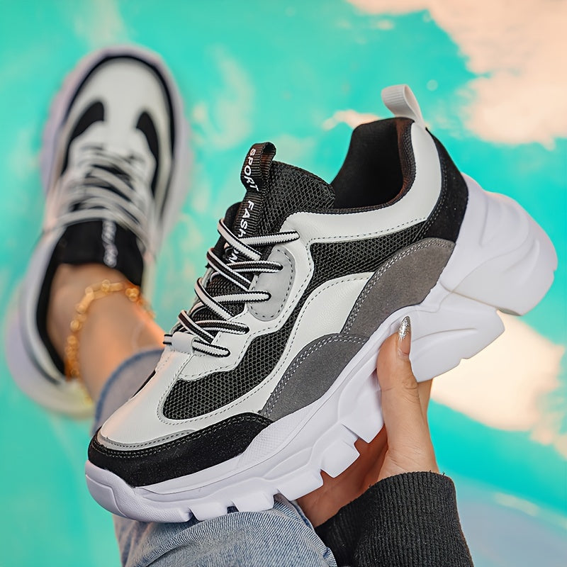 Dame Chunky Sneaker i moderne streetwear-design – Sportssko til fritid og fitness