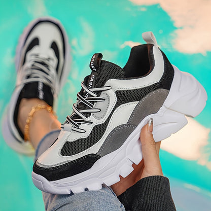 Dame Chunky Sneaker i moderne streetwear-design – Sportssko til fritid og fitness