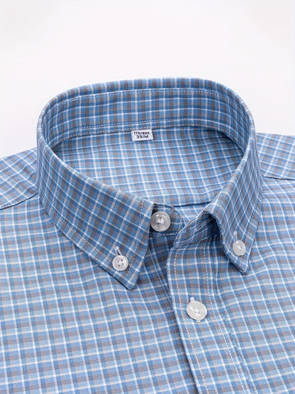 Herren Freizeithemd Kariert Langarm Modern Regular Fit – Stilvolles Hemd für Alltag & Büro