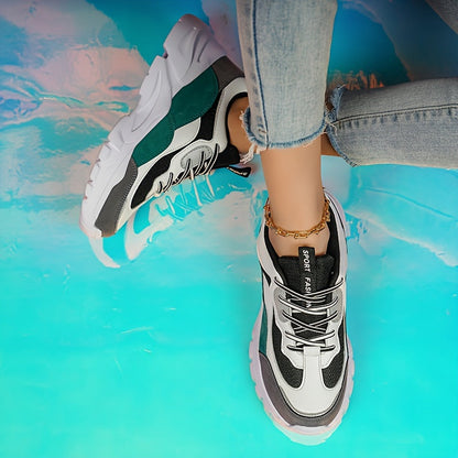 Dame Chunky Sneaker i moderne streetwear-design – Sportssko til fritid og fitness