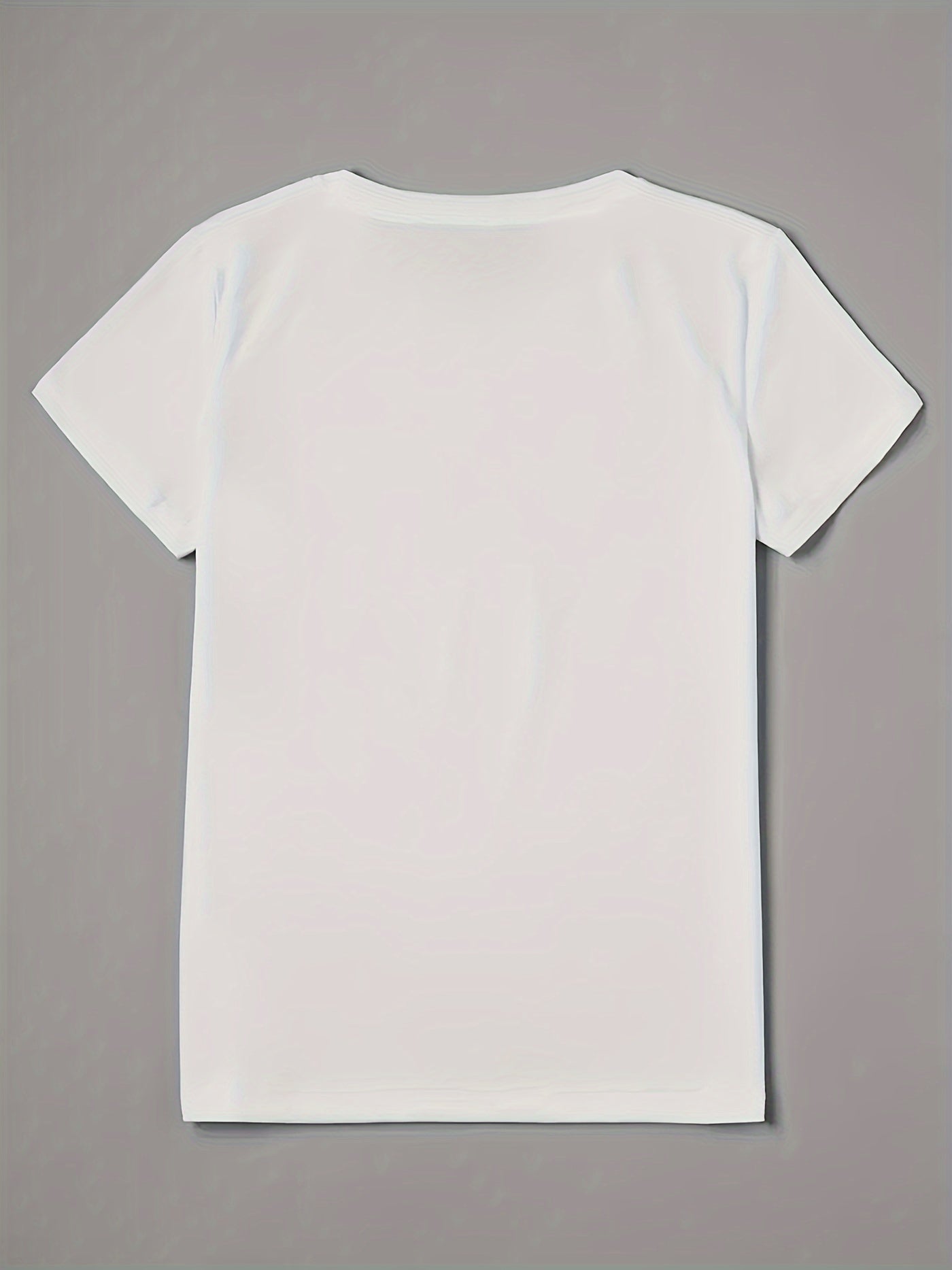 Dame T-shirt med hjerte-motiv – afslappet stil til hverdag og fritid