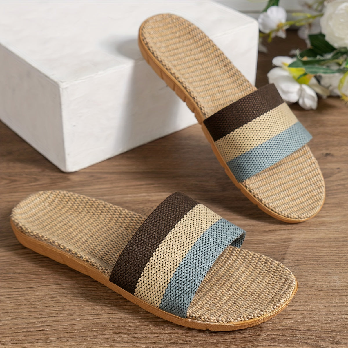 Damen Komfort-Slipper Sandalen – Sommer Freizeit Pantoletten für Alltag & Strand