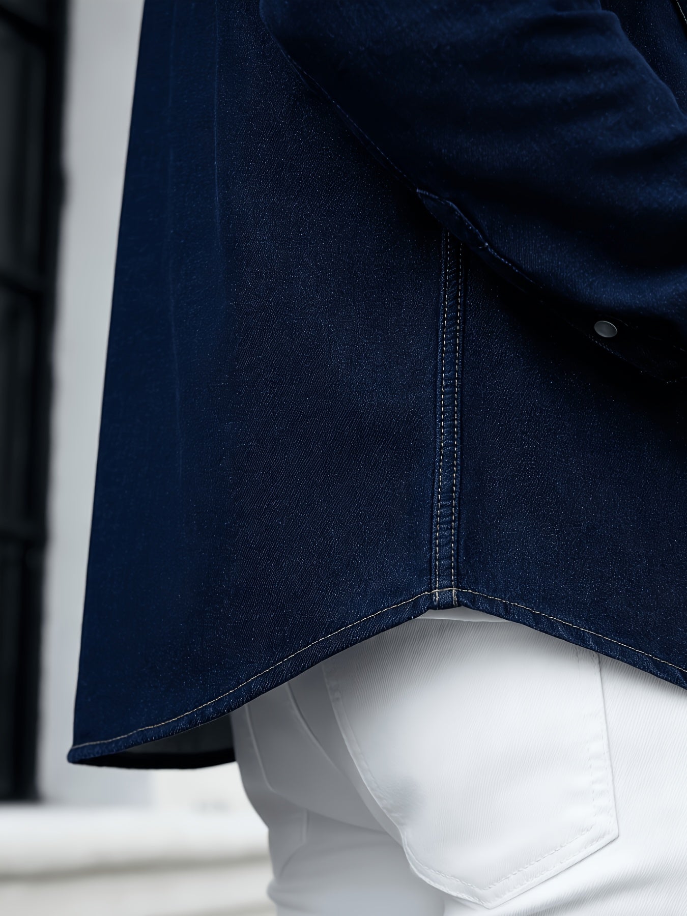 Herren Jeanshemd im Western-Stil – Lässiger Alltagslook, Perfekt für Freizeit und Streetwear