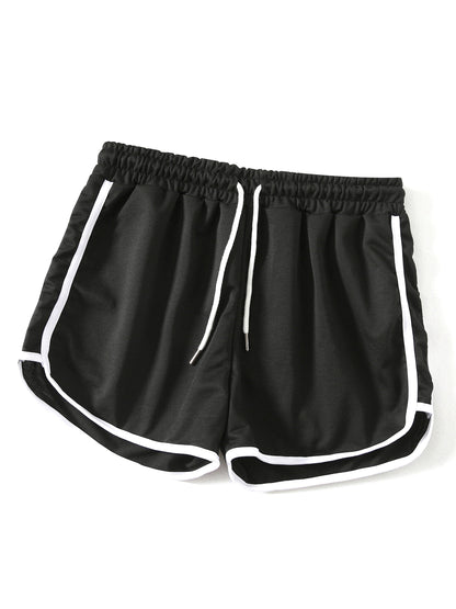 Pantalones cortos deportivos para mujer con cordón – Pantalones cómodos para fitness y tiempo libre para el verano
