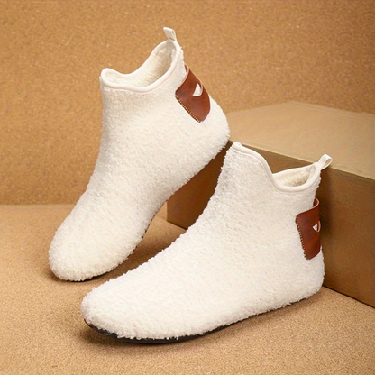 Kuschelige Hausschuhe Booties für Herren – Weiche Haussocken mit Plüschfutter in verschiedenen Farben