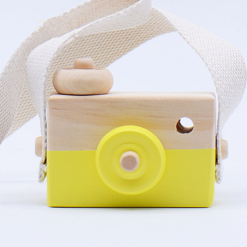 Caméra jouet en bois pour enfants – Jouet éducatif créatif pour bébés et tout-petits – Unisexe