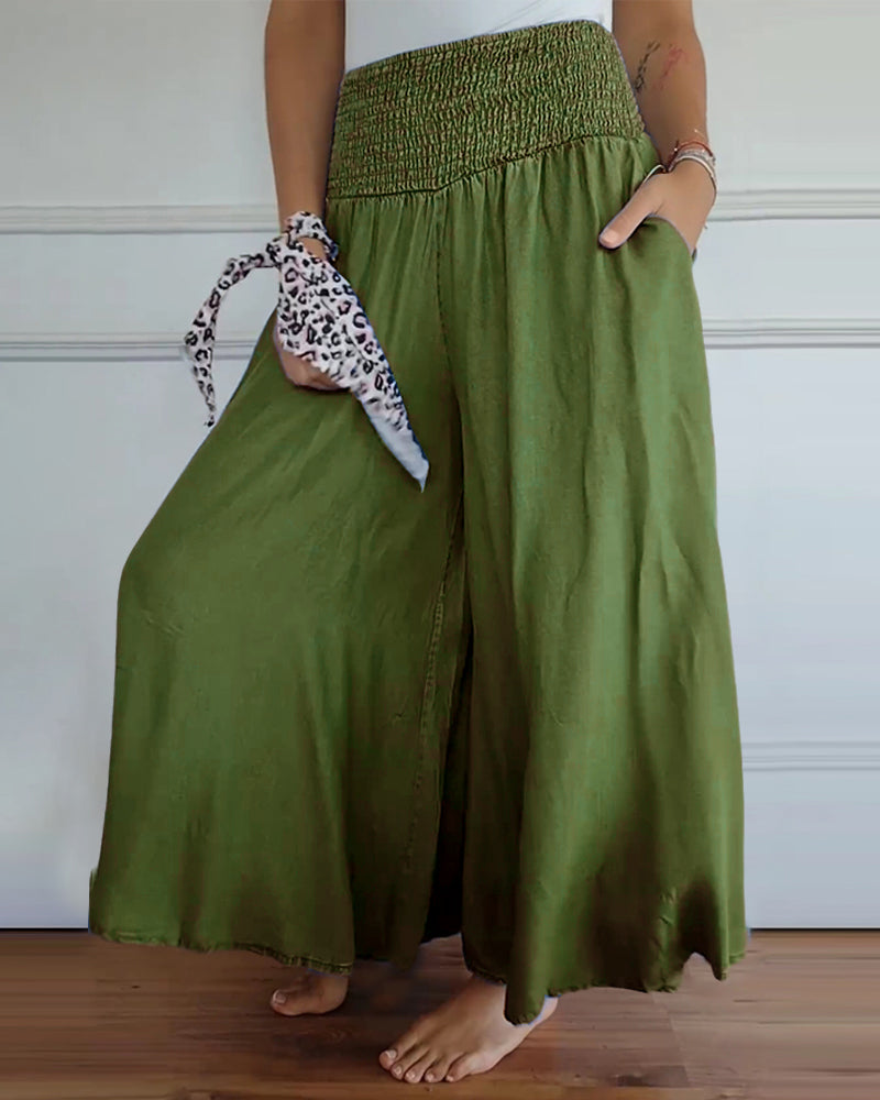 Dams vida high waist fritidsbyxor – Elegant komfort för vardag & semester