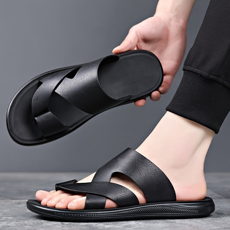 Sandali da uomo comodi per tutti i giorni e il tempo libero – Antiscivolo e confortevoli, scarpe estive aperte