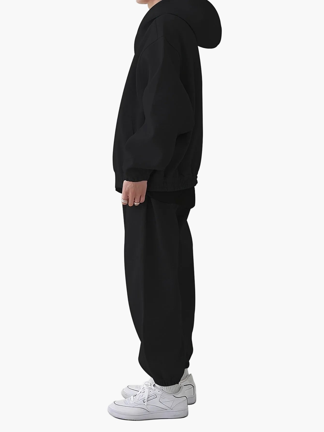 Herren Oversize Trainingsanzug mit Kapuze – Streetstyle und Freizeitmode