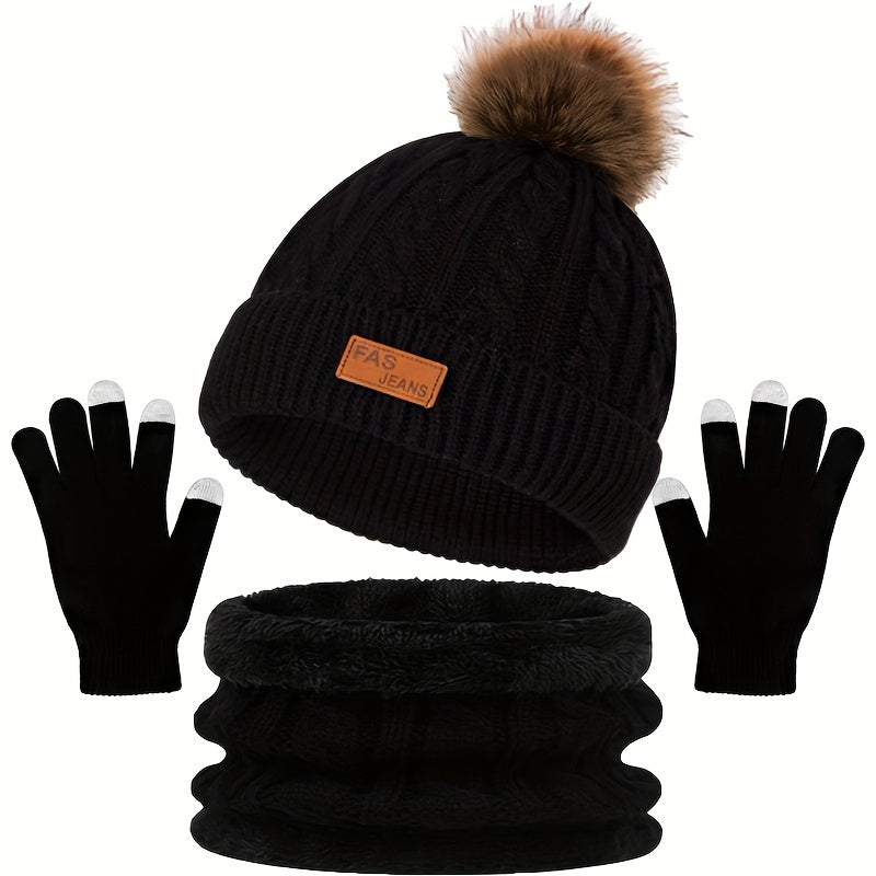 Winterset met muts en handschoenen voor dames