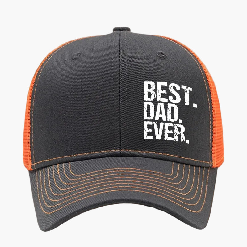 Cappellino da camionista uomo Best. Dad. Ever. – Idea regalo classica con messaggio moderno