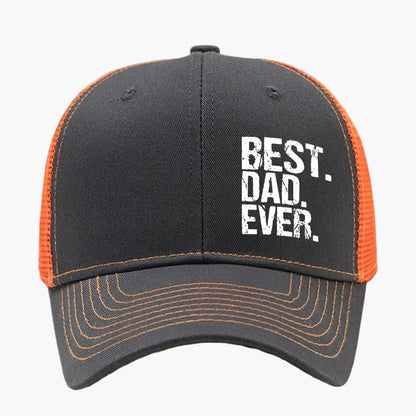 Cappellino da camionista uomo Best. Dad. Ever. – Idea regalo classica con messaggio moderno