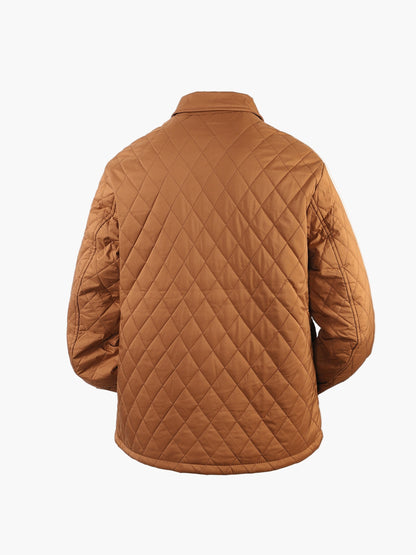 Herren Steppjacke mit Rauten-Design für Freizeit und Alltag
