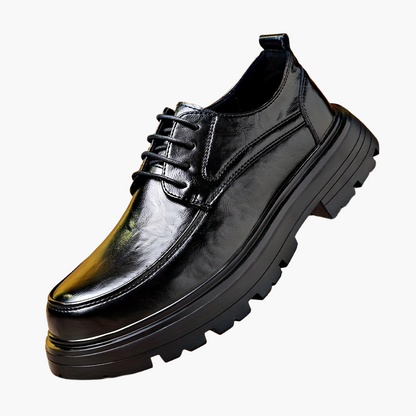 Męskie biznesowe buty sznurowane w stylu vintage na co dzień i do biura