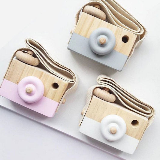 Kinder Holz Spielzeugkamera – Kreatives Lernspielzeug für Babys und Kleinkinder – Unisex