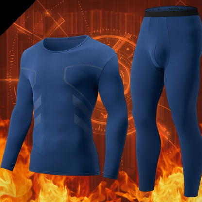 Herren Thermounterwäsche Set Langarmshirt und Hose Wärme Funktionsunterwäsche