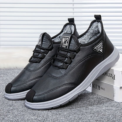 Botas de invierno para hombre con cordones y forro cálido