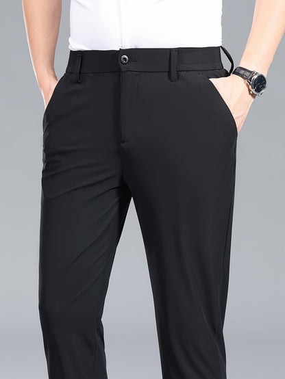 Pantaloni da uomo elasticizzati per business – Comodi pantaloni da completo per ufficio e uso quotidiano