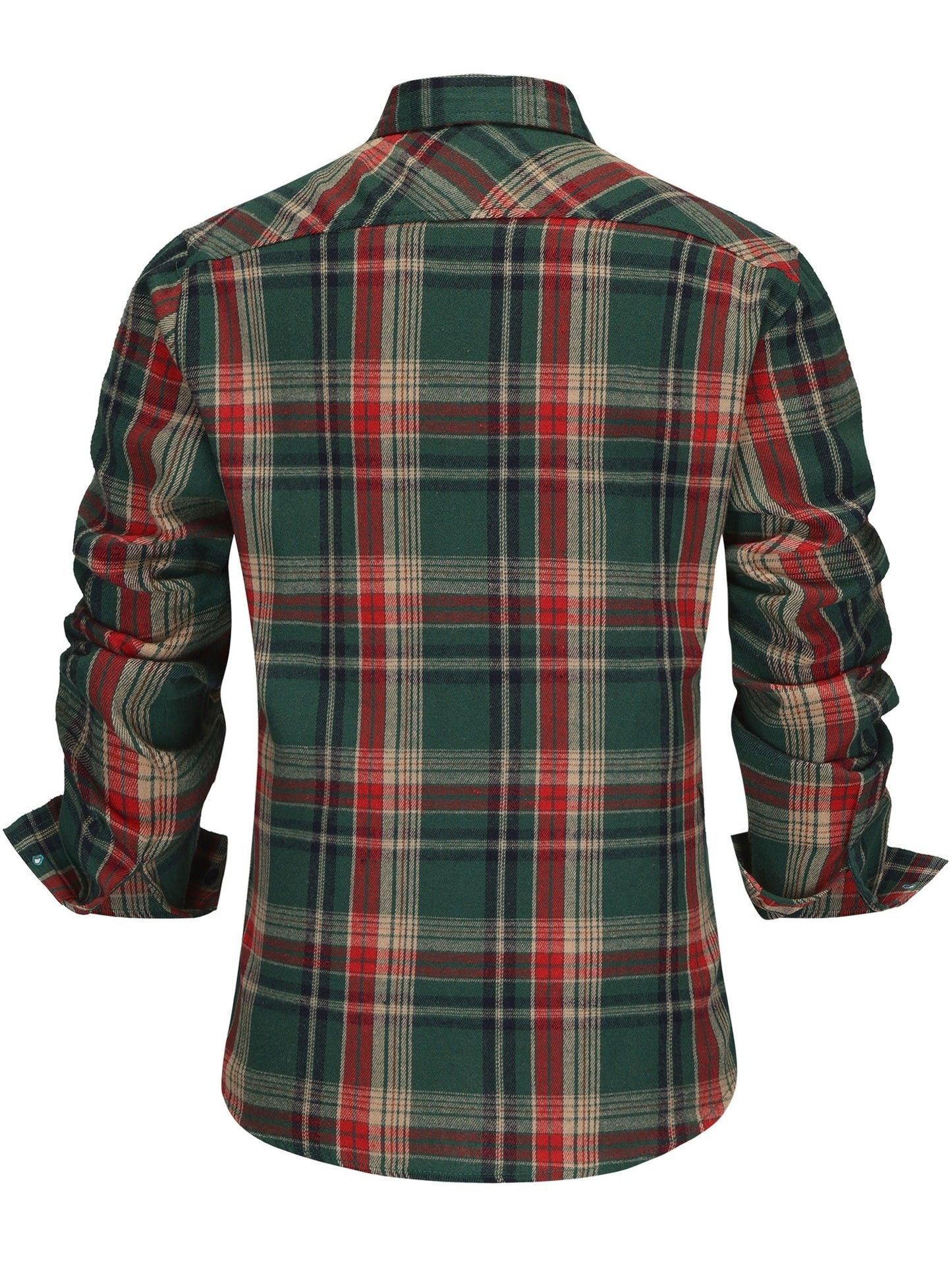 Chemise décontractée homme à carreaux manches longues pour la vie quotidienne et les activités de plein air