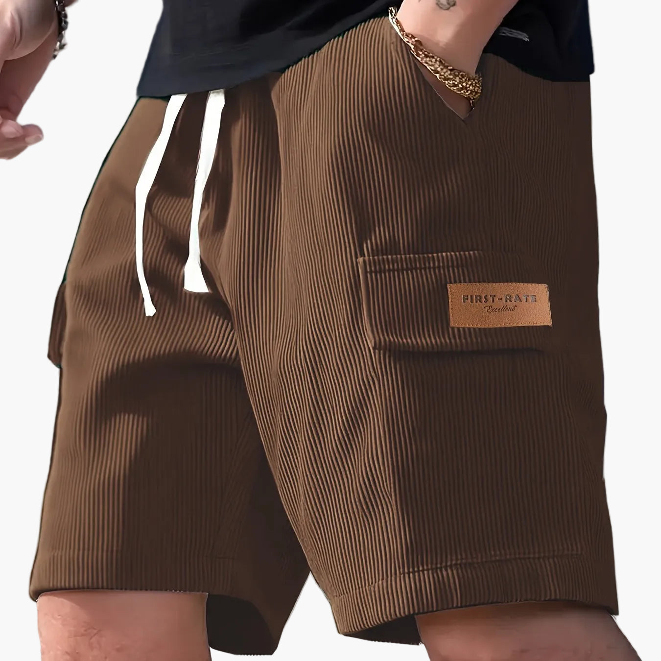 Herren Freizeitshorts mit Kordelzug – Modische Regular Fit Shorts für Alltag & Freizeit