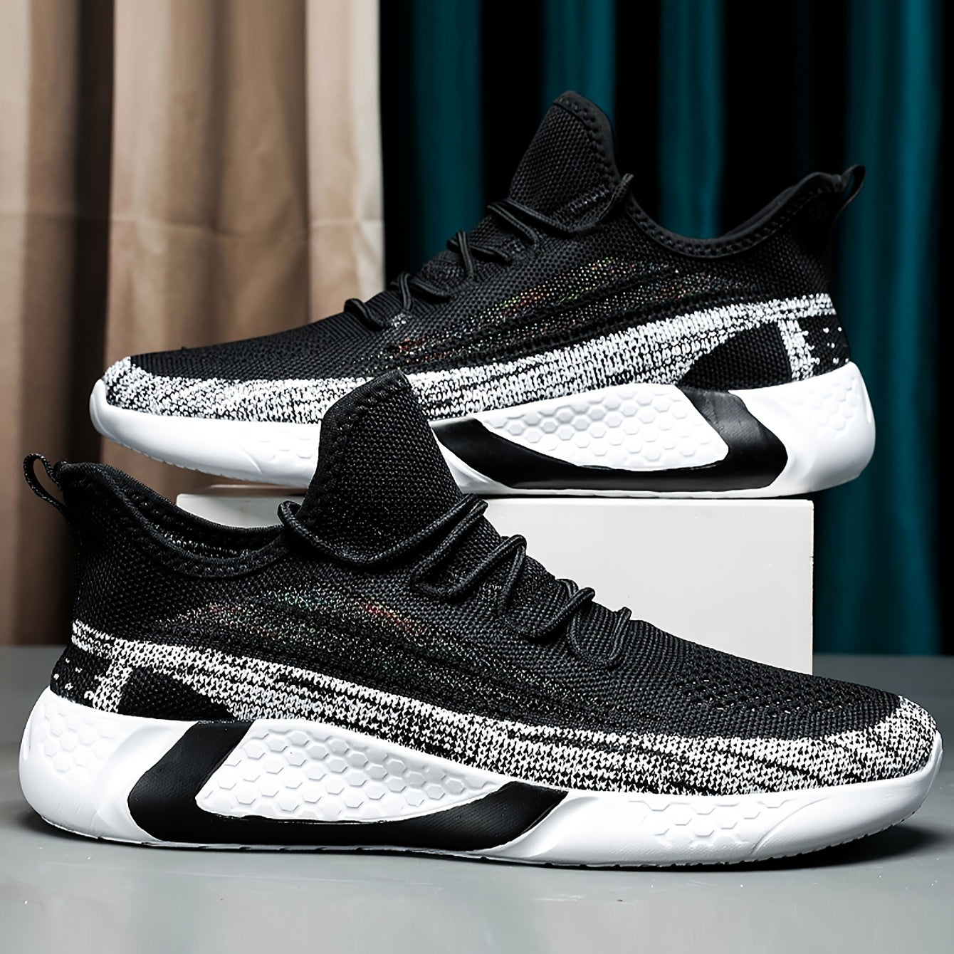 Męskie sneakersy do sportu i na co dzień – nowoczesne buty do biegania z oddychającym designem i wygodną podeszwą