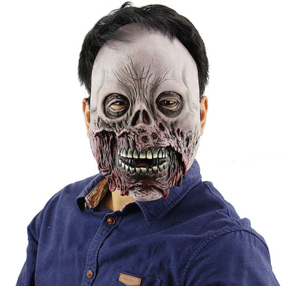 Halloween vampyrdemon-maske for voksne – Skummel utkledning for Halloween-fester og kostymearrangementer