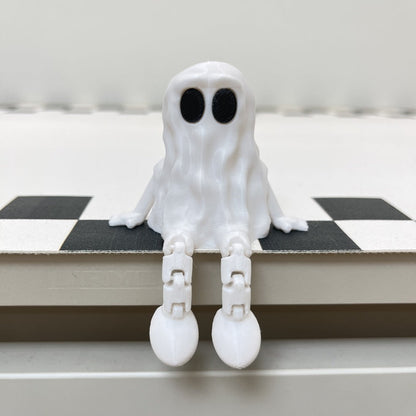 Figurka ducha na Halloween – trójwymiarowa wydrukowana figurka upiorna na imprezę i straszną dekorację