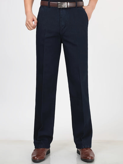 Pantalon droit pour homme – Pantalon de costume élégant pour le quotidien et le bureau