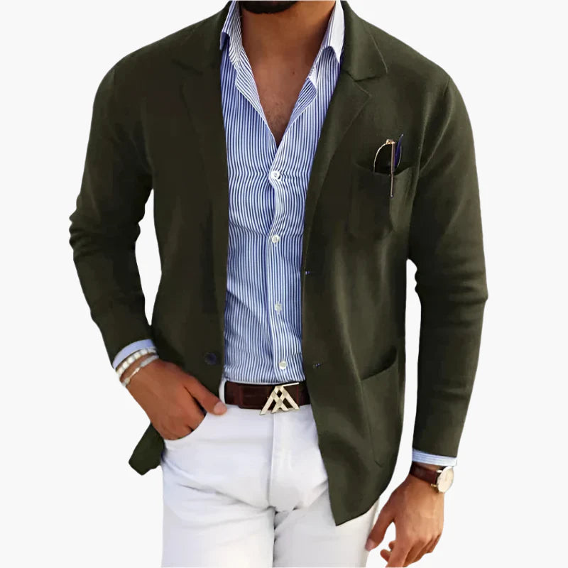 Heren Blazer Klassiek Elegant – Veelzijdig Colbert voor Kantoor, Evenement & Vrije Tijd