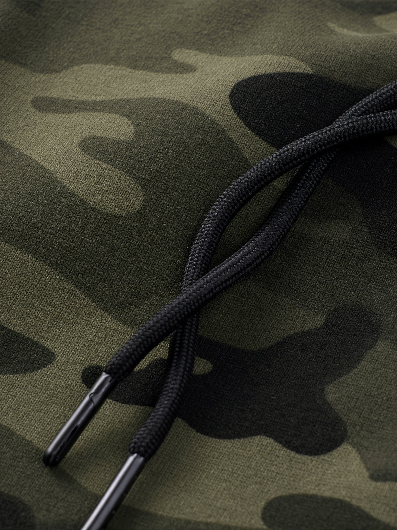 Chándal de hombre de camuflaje, chaqueta con capucha y pantalón, conjunto de dos piezas