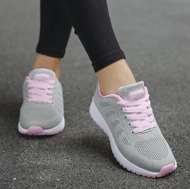Chaussures de course respirantes et confortables pour femmes – Baskets de loisirs sportives