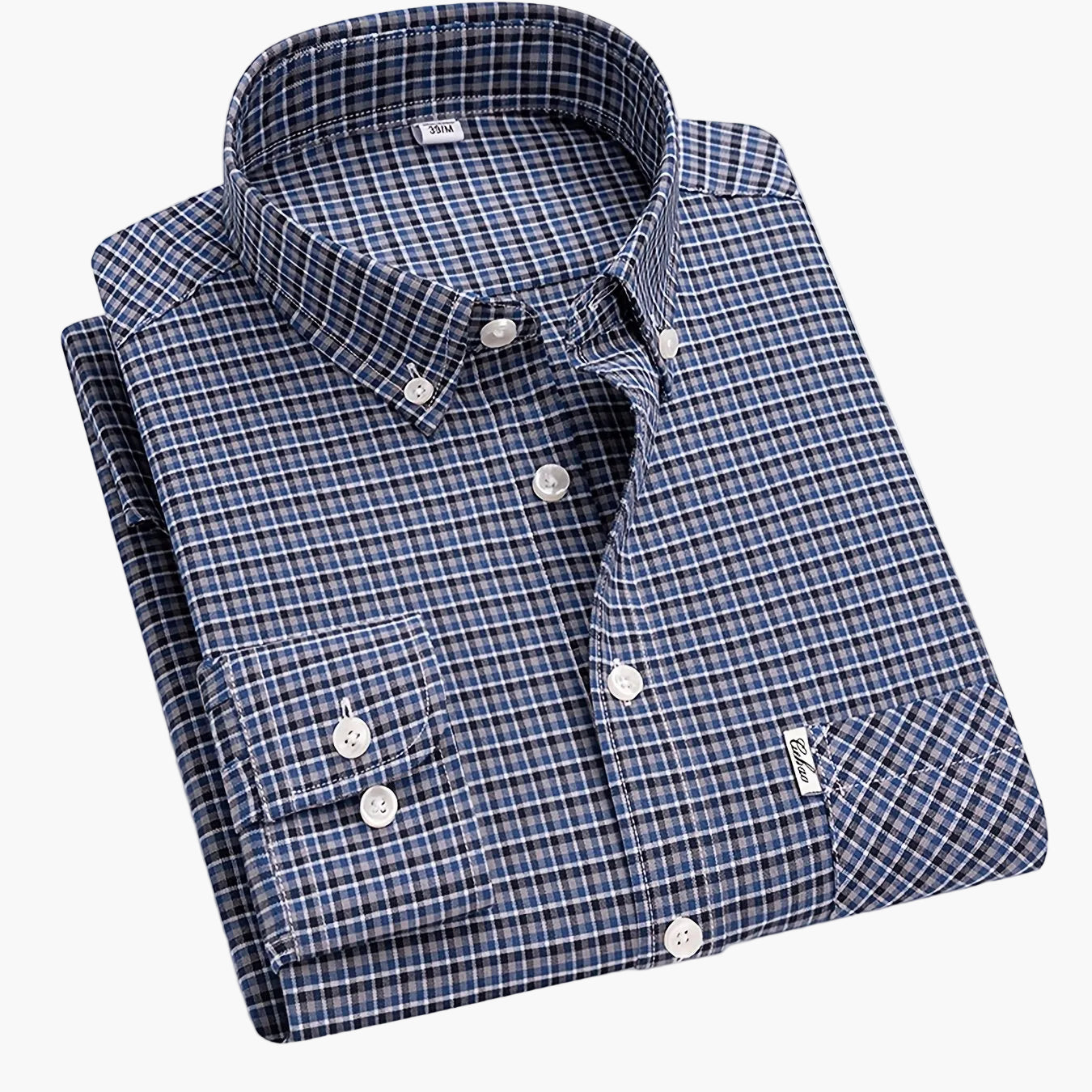 Herren Freizeithemd Kariert Langarm Modern Regular Fit – Stilvolles Hemd für Alltag & Büro