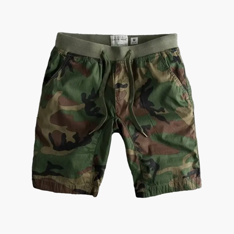 Heren Camo Fitness & Vrijetijds Shorts – Comfortabele Camouflage Shorts voor Sport en Dagelijks Gebruik