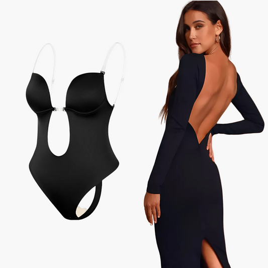 Damen Rückenfreier Bodysuit-BH – Unsichtbarer Stütz-BH für elegante Rückenfreie Kleider und Outfits