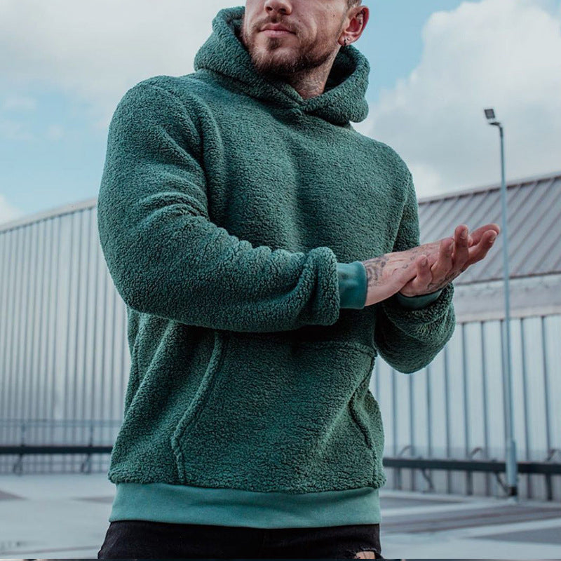 Sudadera con capucha de felpa para hombre – Acogedora, moderna y cómoda para el día a día y el ocio