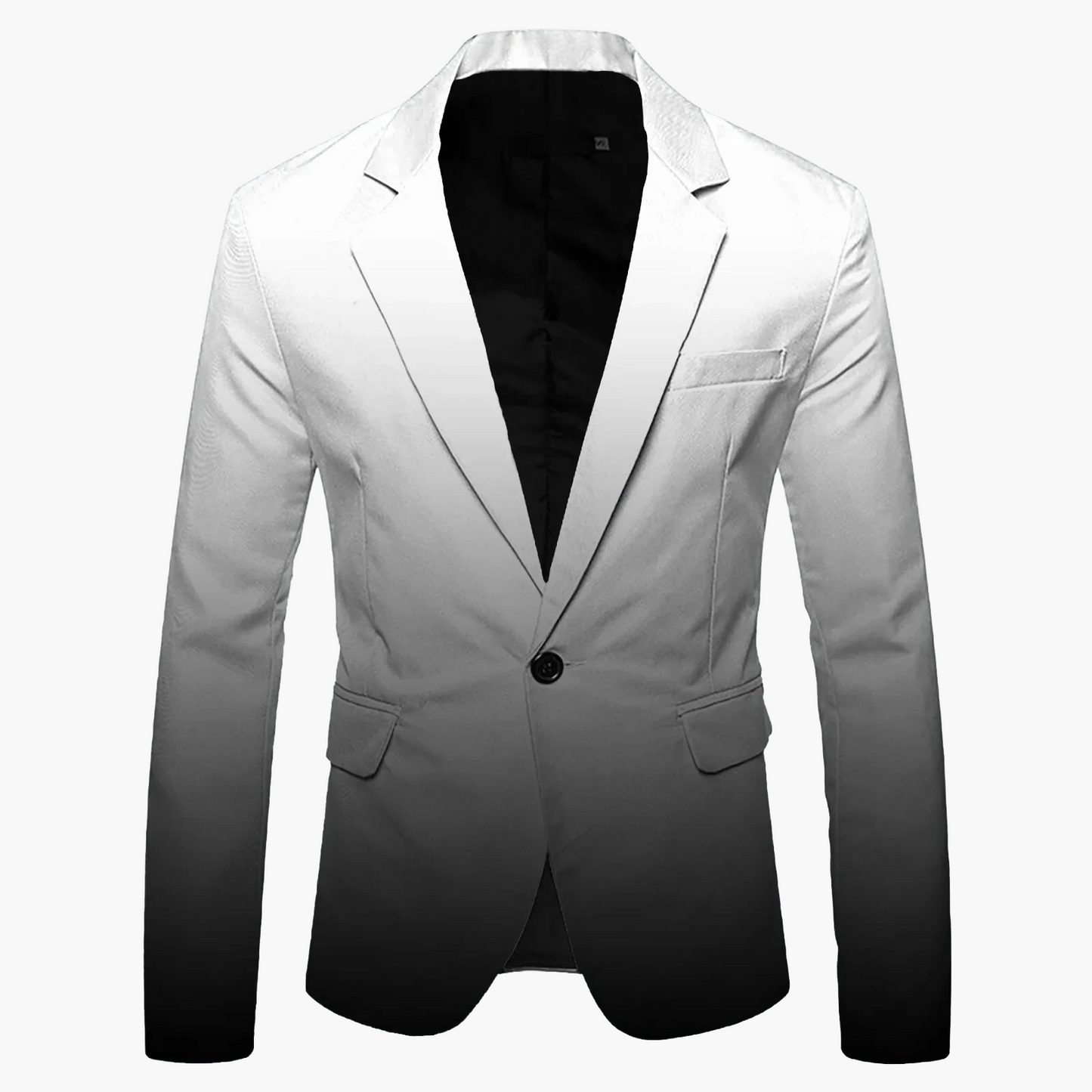 Blazer slim fit moderno monopetto da uomo con un bottone per business e tempo libero