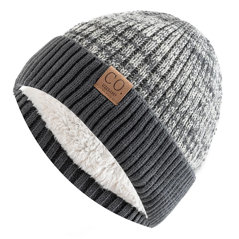 Vintage Vibe muts | Gevoerde retro wintermuts met casual breidesign