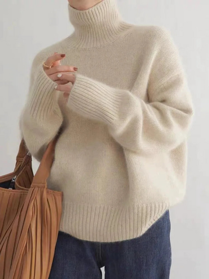 Damski golf w stylu oversize – Stylowy sweter na jesień i zimę