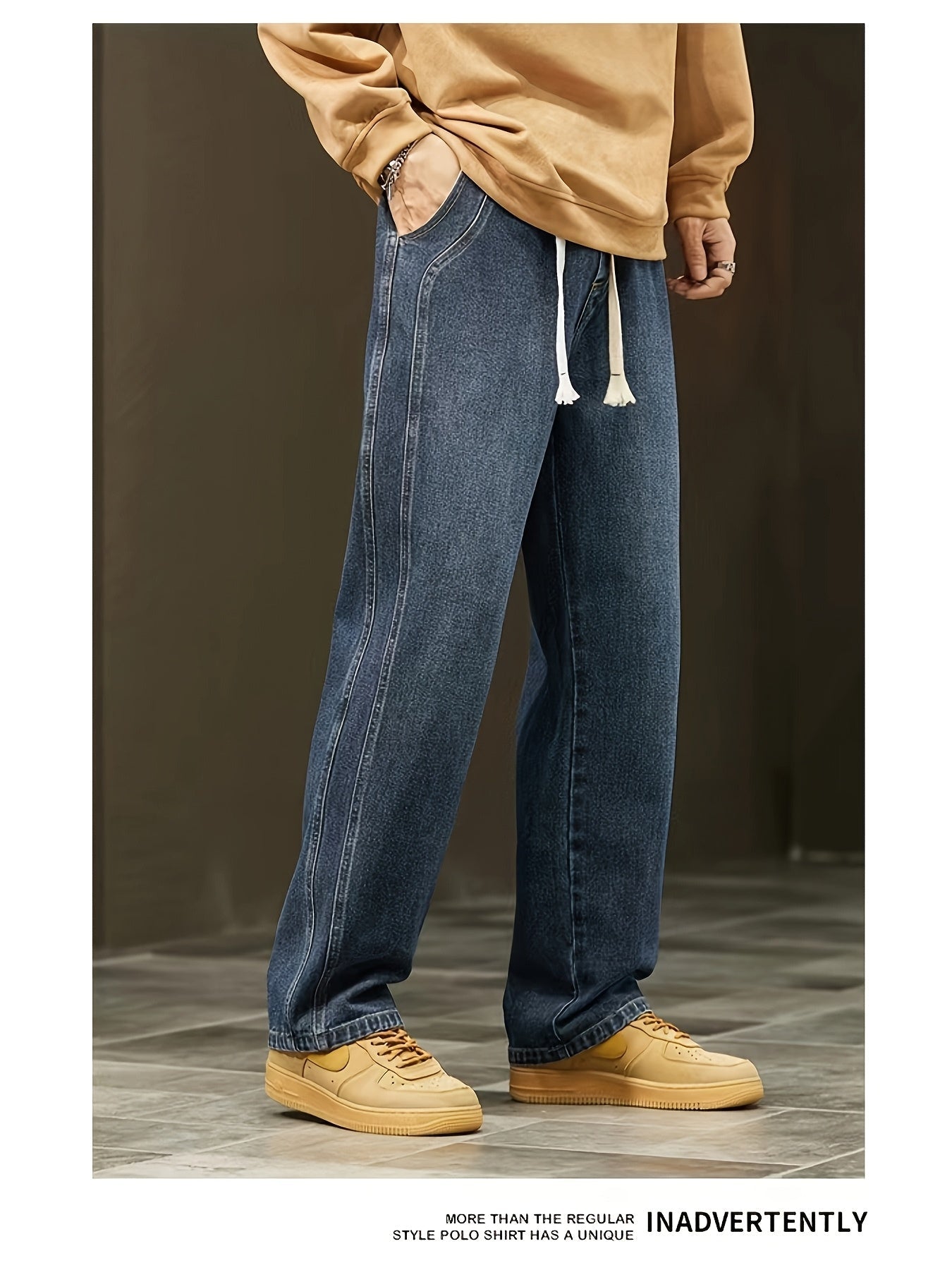 Herren Baggy Jeans im Loose Fit Streetwear Stil für Freizeit und Alltag