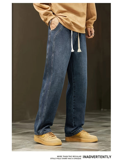 Herren Baggy Jeans im Loose Fit Streetwear Stil für Freizeit und Alltag