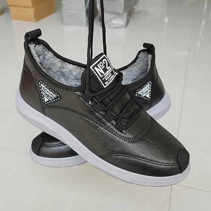 Botas de invierno para hombre con cordones y forro cálido