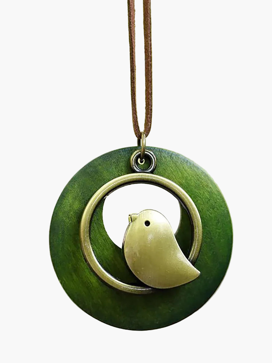 Collana retrò unisex con ciondolo a forma di uccello per festa e tutti i giorni