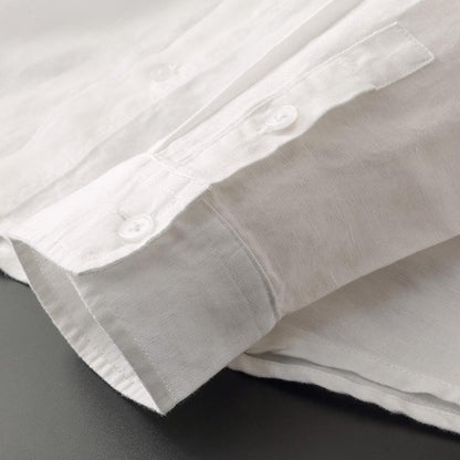 Zomerblouse dames – Lichtgewicht blouse met capuchon in overhemdstijl
